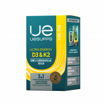 Витамин D3 и К2 Ultra Energy UESUPPS, 30 капсул