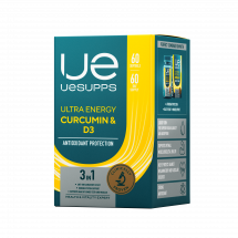 Куркумин и Витамин Д3 Ultra Energy UESUPPS, 60 капсулы