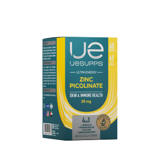UESUPPS / Ultra Energy Zinc Picolinate / 60 softgels